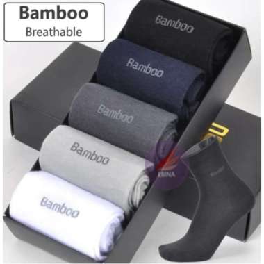 harga Promo Kaos Kaki Pria Formal Kerja Bamboo Bambu - kaos kaki atas mata kaki Diskon Blibli.com