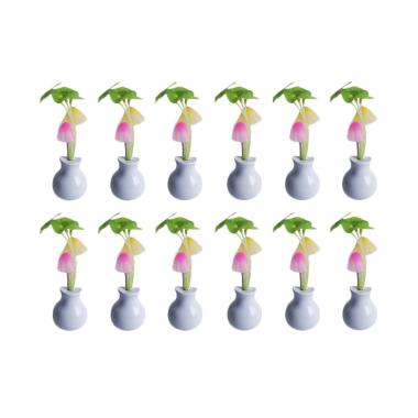 Yangunik Paket 12 Buah Jamur Avatar New Lampu Tidur LED - Putih
