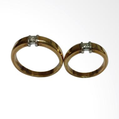 Pentacles PC1410 Wedding Ring Yellow Gold with Diamonds