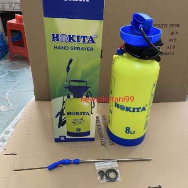 Sprayer manual HOKITA 8 liter tangki semprot kapasitas 8L botol semprot hama semprot rayap semprot d