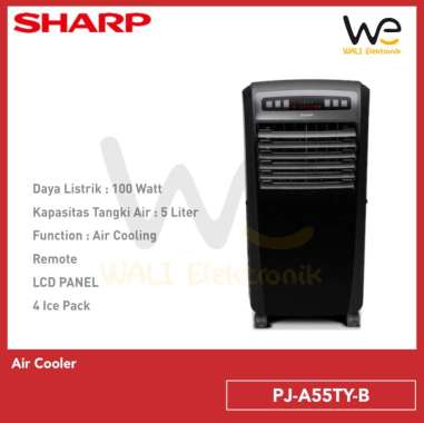 Sharp PJ-A55TY-B Black Air Cooler