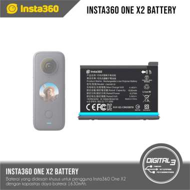 Insta360 One X2 Original Battery Rechargable Baterai 1630mAh