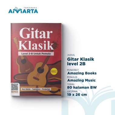 Buku Gitar Klasik Level 2B
