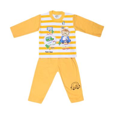 TOMPEGE TP-55016 Setelan Piyama Anak Laki-laki - Kuning