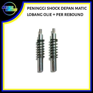 Peninggi shock skok sambungan sulingan depan lobang oli plus per reborn / per balik 8cm