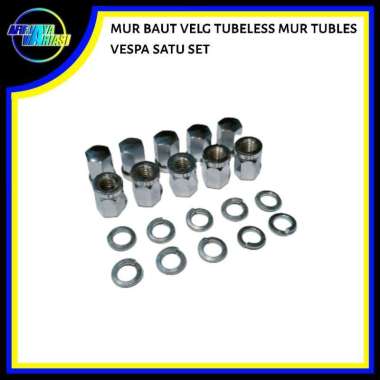 Mur baut velg tubeless mur tubles vespa satu set