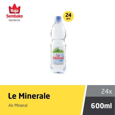 Le Minerale 600ml botol - 1 dus [24 pcs]