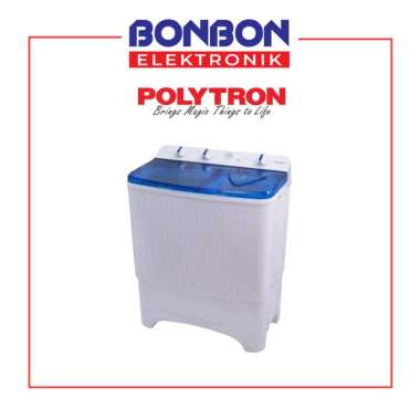 Polytron Mesin Cuci 2 Tabung 8KG PWM 801B / PWM801 / 801 B