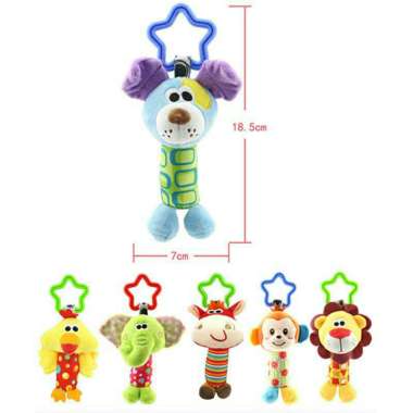 Mainan gantung untuk stroller bayi / mainan bayi rattle / boneka bunyi
