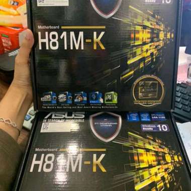 Motherboard ASUS H81M-K Socket LGA 1150 RESMI