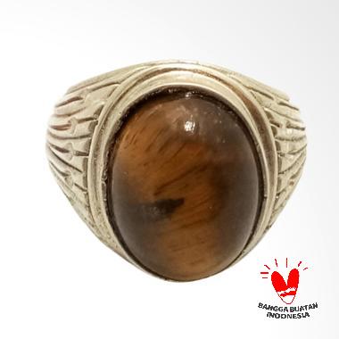 Vee Batu Tiger Eye Natural Cincin Pria