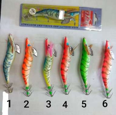 UMPAN SQUID JIG EXORI KAIN GLITTER 3.0 01