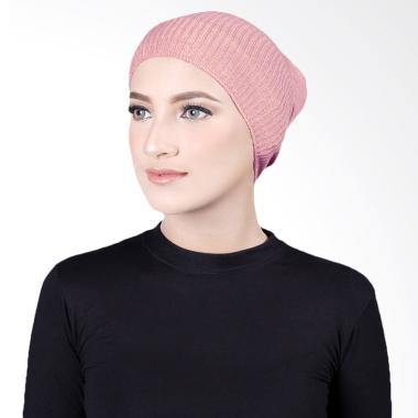 Cantik Kerudung Misha Cape Rajut Inner Hijab - Dusty Pink No.11
