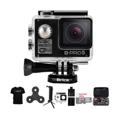 BRICA B-PRO 5 Alpha Edition AE1 4K ... e Spin Action Cam - Hitam