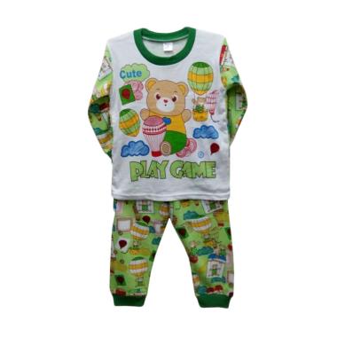 STB Kids Motif Play Game 04 Baju Tidur Anak Laki laki - Hijau STB Kids Motif Play Game 04 Baju Tidur Anak Laki laki - Hijau