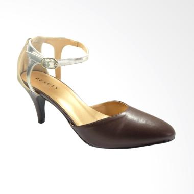 Beauty Shoes 1119 Sepatu Heels Wanita - Brown