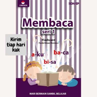 Mainan Edukasi Anak Perempuan 1 Tahun Flash CardBelajar Kata Seri 1