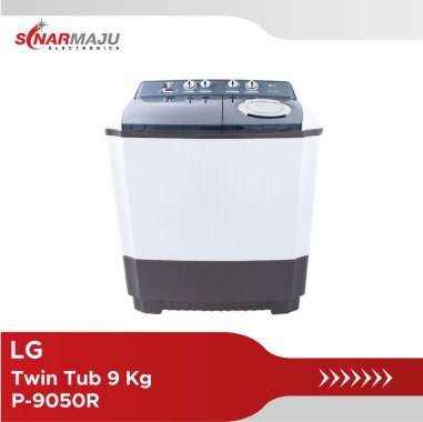 Mesin Cuci 2 Tabung LG 9 Kg Twin Tub P-9050R / P9050R