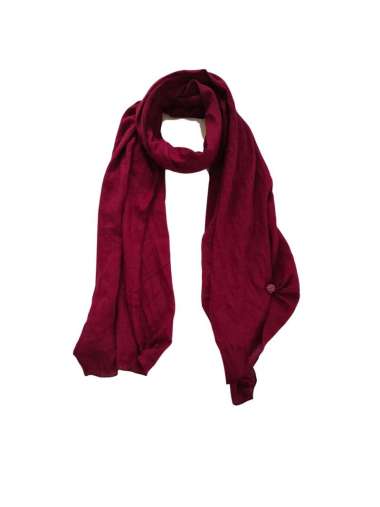 Syal Leher Polos Scarf Leher Voal Pasmina Panjang Merah Maron Shawl Pashmina GESYAL