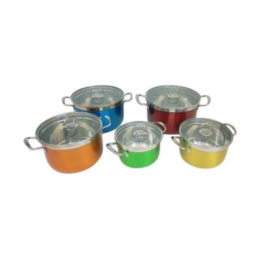 Damian's Kitchen Korea Pot Rainbow Set Panci Rainbow