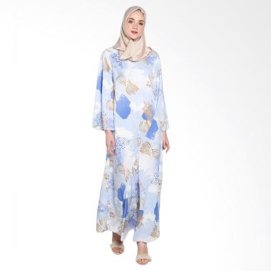 Covering Story Bianca Dress C Dress Muslim Wanita - Blue