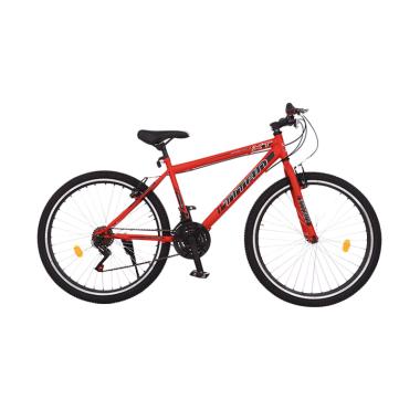 Vivacycle XC Titan 18 Speed Sepeda MTB - Red [26 Inch]