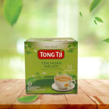 Promo Harga Tong Tji Teh Celup Green Tea Jasmine Dengan Amplop per 15 pcs 2 gr - Blibli