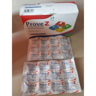Prove Z/Multivitamin dan Zink