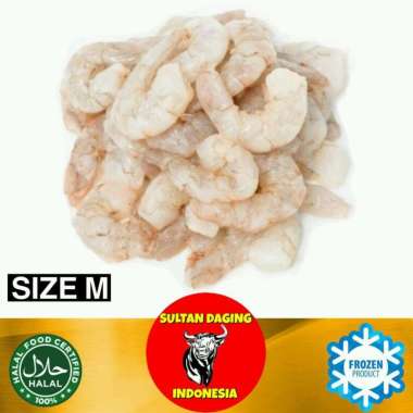 UDANG KUPAS 1 KG SIZE M/ UDANG KUPAS SEGAR/ UDANG KUPAS 1 KG FROZEN/ UDANG KUPAS BERSIH/ UDANG KUPAS