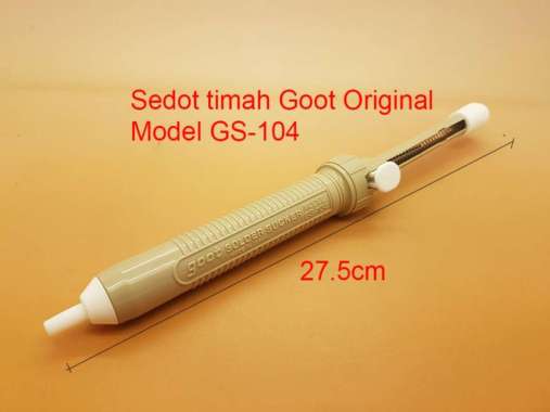 Sedot Timah Goot GS-104 ( Original JAPAN ) / Desoldering Tool coklat