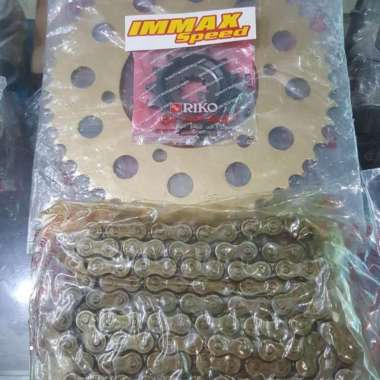Gear Set Girset Gearset Ninja 250 R Fi Z250 Kawasaki Gir 14T 45T Baja Depan Dpn Belakang Blkg Rantai