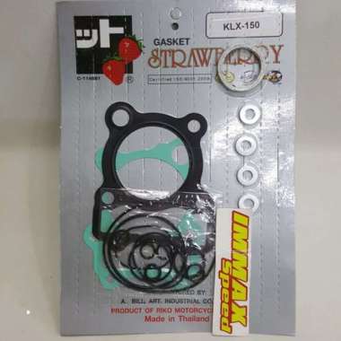 Paking Kawasaki KLX150 KLX 150 Dtracker 140 KLX140 KLX-150 Top Set Gasket Packing Stroberi Thailand 
