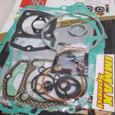 Paking Honda Tiger 2000 GL200 CB200 Full Set Gasket Riko Fullset Fulset Head Blok Bak knalpot koplin