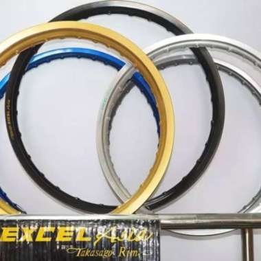 Original Velg Takasago Excel Asia 14 x 185 Titanium Gold Blue Biru Emas Silver Hitam Red Merah SATUA