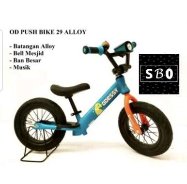 Sepeda Balance Bike Pushbike Odessy Alloy