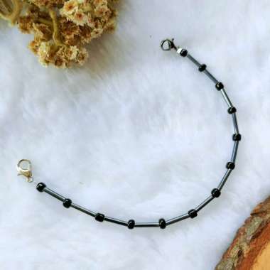 KONEKTOR L - HIJAB KONEKTOR MANIK - PENYAMBUNG MASKER HIJAB l hitam manik hitam