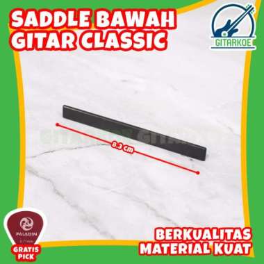 Saddle Bridge Gitar Classic Senar Nylon Gading High Quality Import Hitam