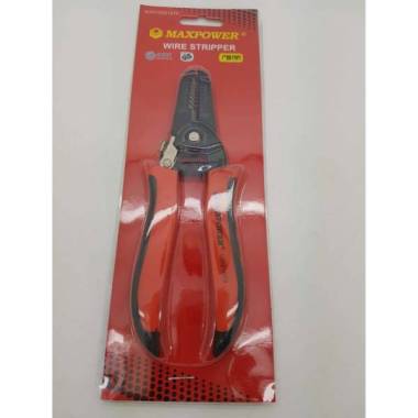 Tang Kupas Kabel MAXPOWER / wire stripper / crimper merah