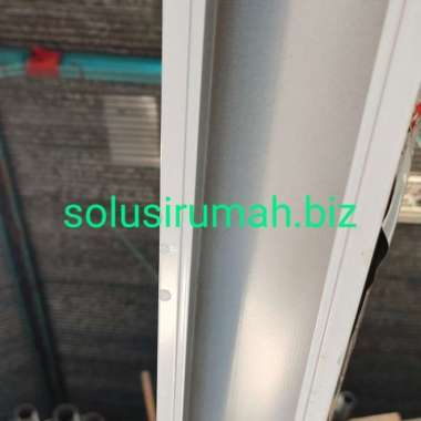 KANAL C ALUMINIUM 3 INCH PUTIH KUSEN OPENBACK 1METER OPEN BACK 1M 1 m