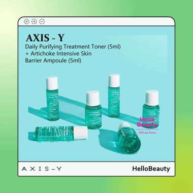 Axis-Y Artichoke Artichoke Intensive Skin Barrier Ampoule (5ml) + Daily Purifying Treatement Toner (