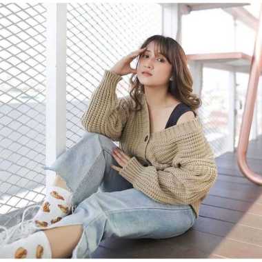 Promo ALVI CABLE CARDY Cardigan Wanita 