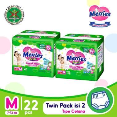 Promo Harga Merries Pants Good Skin M22 22 pcs - Blibli