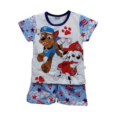 Import Kid PAW01 Setelan Pakaian Anak Laki laki - Blue