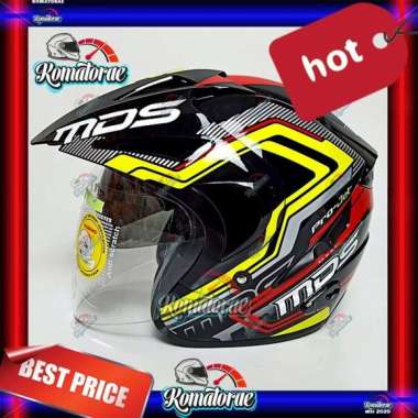 Jual Helm Half Face Double Visor 
