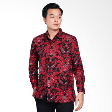Batik Adikusuma Batik Pisang Bali Batik Pria - Merah [652307127]