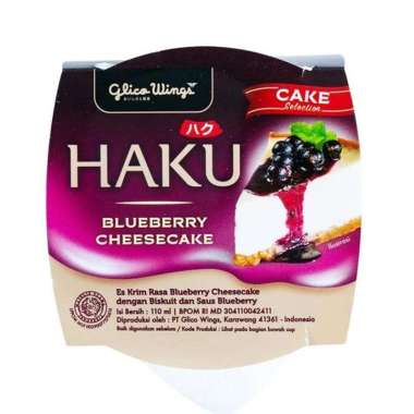 Glico haku b/berry cheese cake cup 110ml