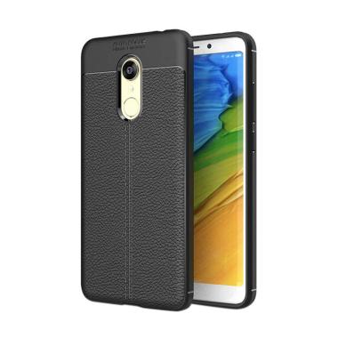 OEM Armor Texture TPU Casing for Xiaomi Redmi 5 Plus Hitam