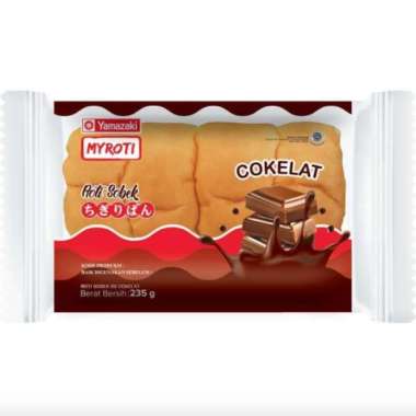 YAMAZAKI MY ROTI SOBEK ISI COKLAT 235GR