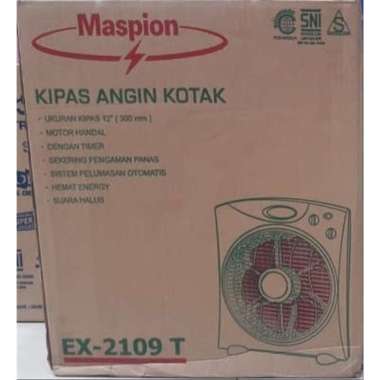 KIPAS ANGIN KOTAK /BOX FAN MASPION EX 2109