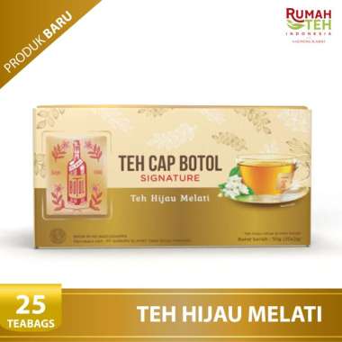 Teh Celup Cap Botol Signature - Teh Hijau Melati 25 Bags -Tea Bag